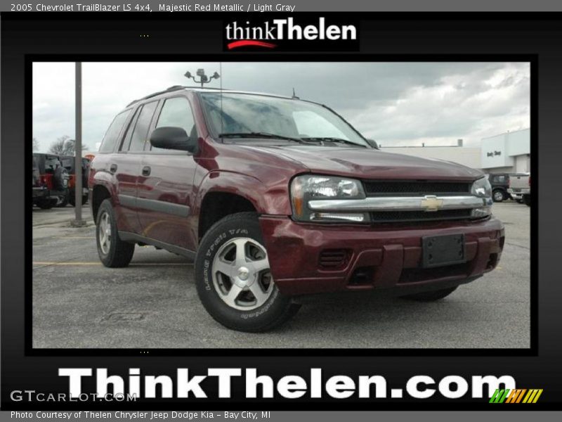 Majestic Red Metallic / Light Gray 2005 Chevrolet TrailBlazer LS 4x4