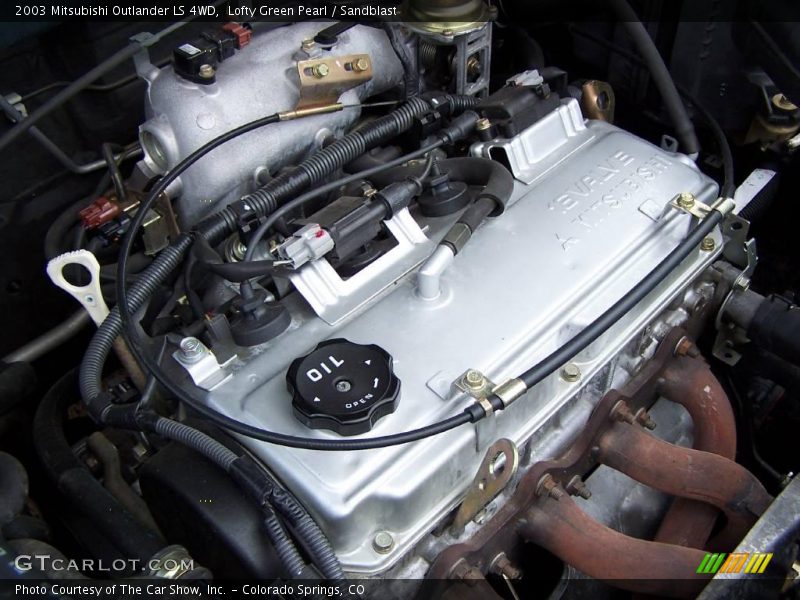 Lofty Green Pearl / Sandblast 2003 Mitsubishi Outlander LS 4WD