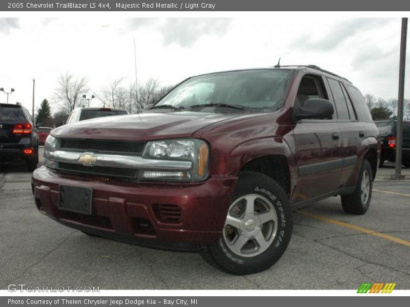 Majestic Red Metallic / Light Gray 2005 Chevrolet TrailBlazer LS 4x4