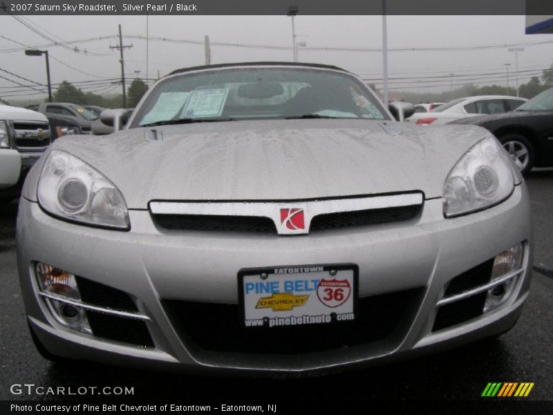Silver Pearl / Black 2007 Saturn Sky Roadster