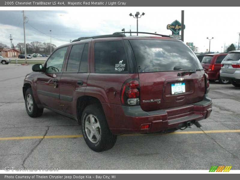 Majestic Red Metallic / Light Gray 2005 Chevrolet TrailBlazer LS 4x4