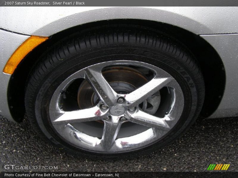 Silver Pearl / Black 2007 Saturn Sky Roadster