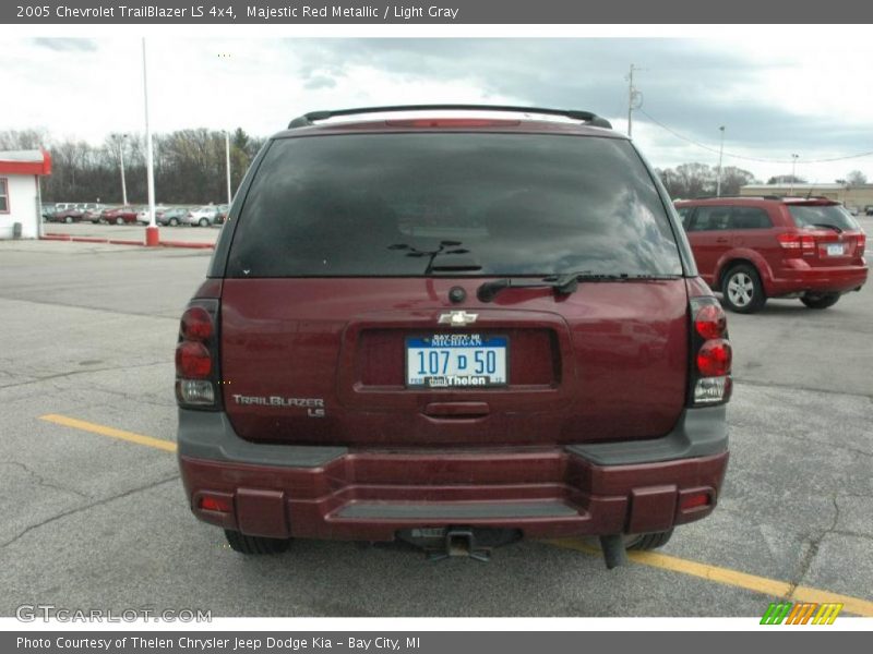 Majestic Red Metallic / Light Gray 2005 Chevrolet TrailBlazer LS 4x4