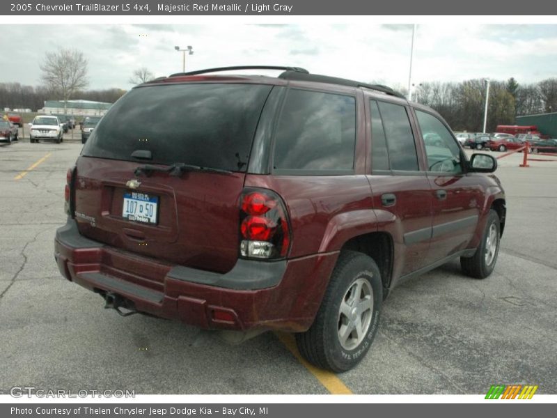 Majestic Red Metallic / Light Gray 2005 Chevrolet TrailBlazer LS 4x4