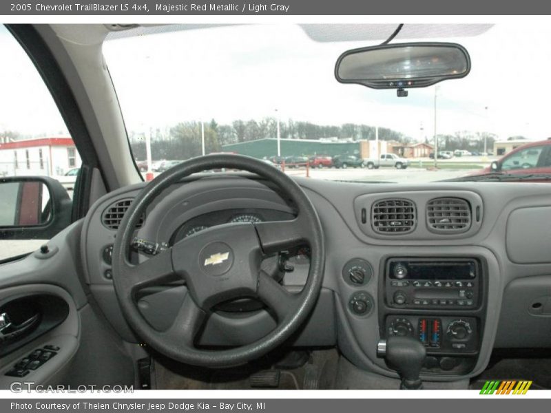 Majestic Red Metallic / Light Gray 2005 Chevrolet TrailBlazer LS 4x4