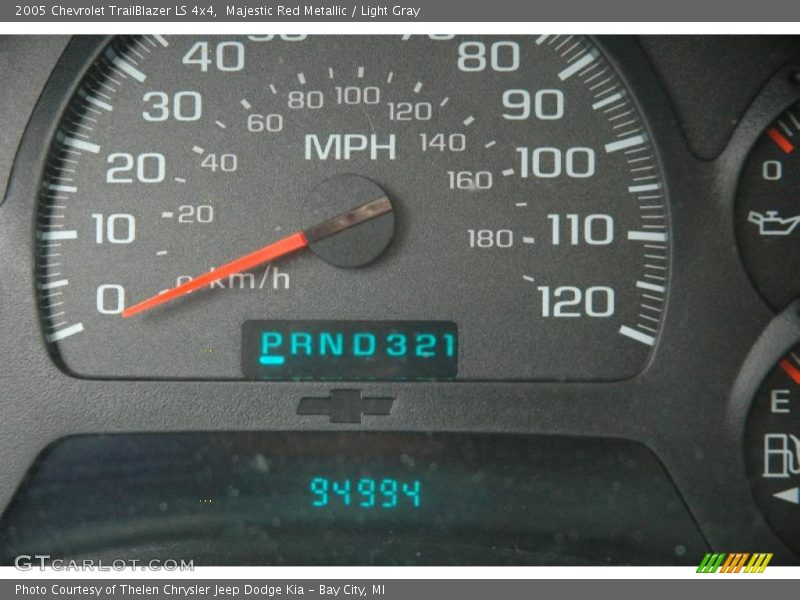 Majestic Red Metallic / Light Gray 2005 Chevrolet TrailBlazer LS 4x4