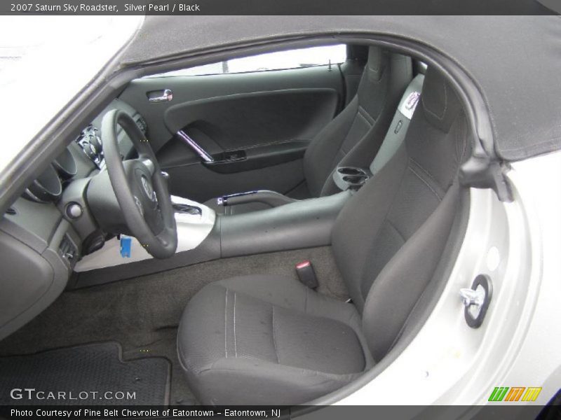 Silver Pearl / Black 2007 Saturn Sky Roadster