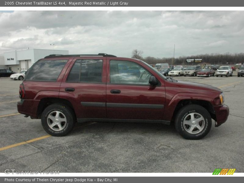 Majestic Red Metallic / Light Gray 2005 Chevrolet TrailBlazer LS 4x4