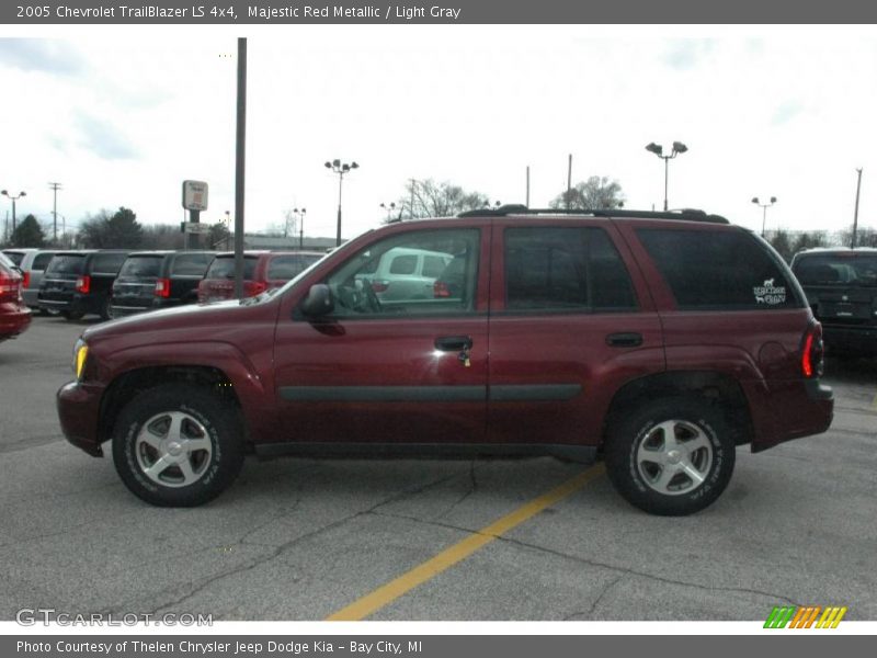 Majestic Red Metallic / Light Gray 2005 Chevrolet TrailBlazer LS 4x4