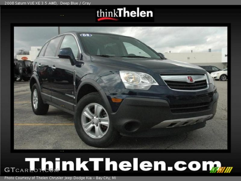 Deep Blue / Gray 2008 Saturn VUE XE 3.5 AWD