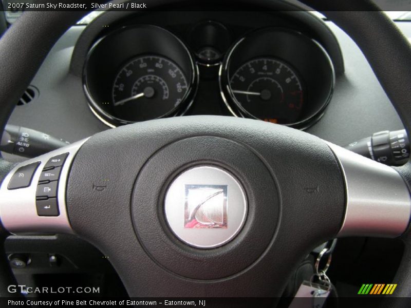 Silver Pearl / Black 2007 Saturn Sky Roadster