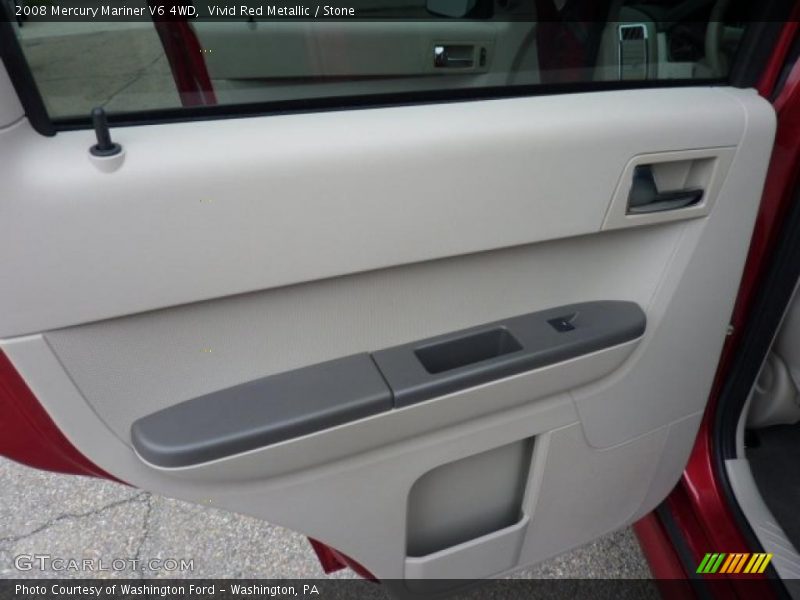Vivid Red Metallic / Stone 2008 Mercury Mariner V6 4WD