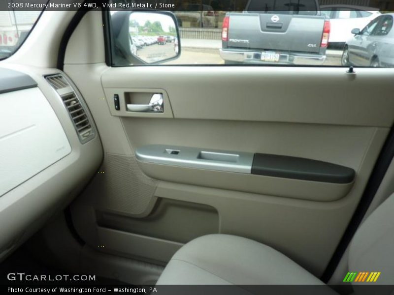 Vivid Red Metallic / Stone 2008 Mercury Mariner V6 4WD