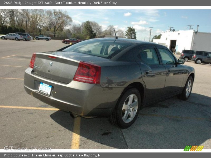 Dark Titanium Metallic / Dark Slate Gray 2008 Dodge Charger SXT AWD