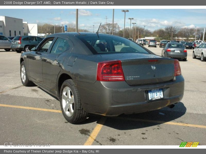 Dark Titanium Metallic / Dark Slate Gray 2008 Dodge Charger SXT AWD