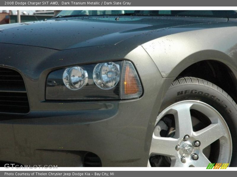 Dark Titanium Metallic / Dark Slate Gray 2008 Dodge Charger SXT AWD