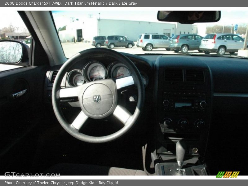 Dark Titanium Metallic / Dark Slate Gray 2008 Dodge Charger SXT AWD