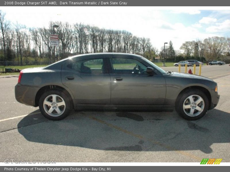 Dark Titanium Metallic / Dark Slate Gray 2008 Dodge Charger SXT AWD