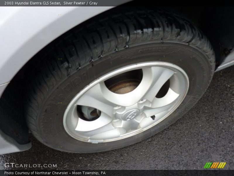 Silver Pewter / Gray 2003 Hyundai Elantra GLS Sedan