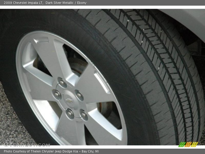 Dark Silver Metallic / Ebony 2009 Chevrolet Impala LT