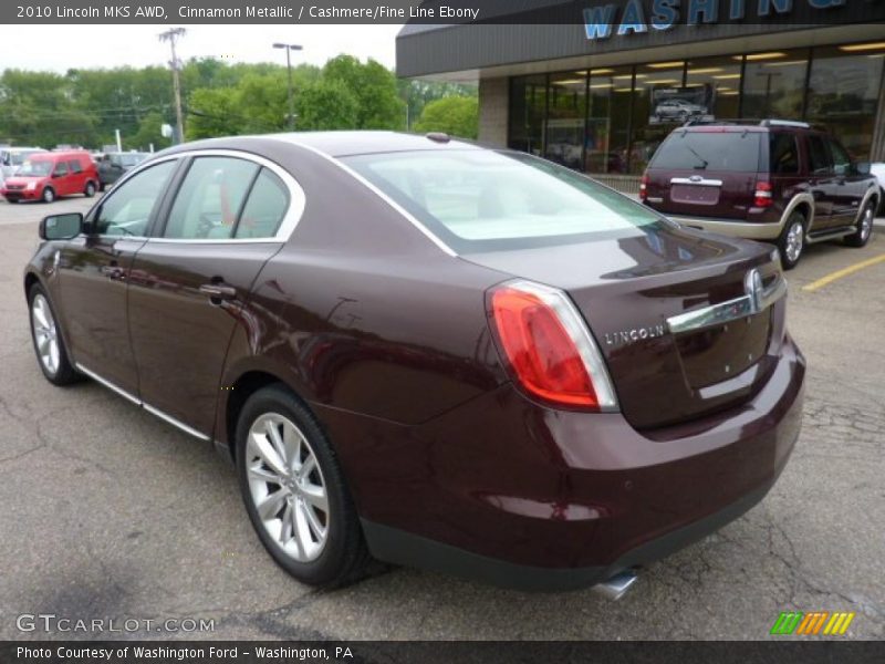 Cinnamon Metallic / Cashmere/Fine Line Ebony 2010 Lincoln MKS AWD