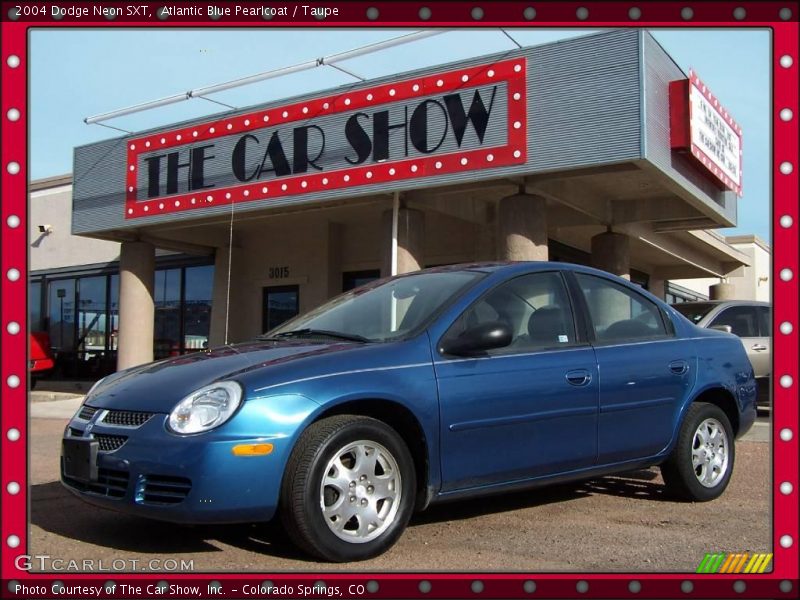 Atlantic Blue Pearlcoat / Taupe 2004 Dodge Neon SXT