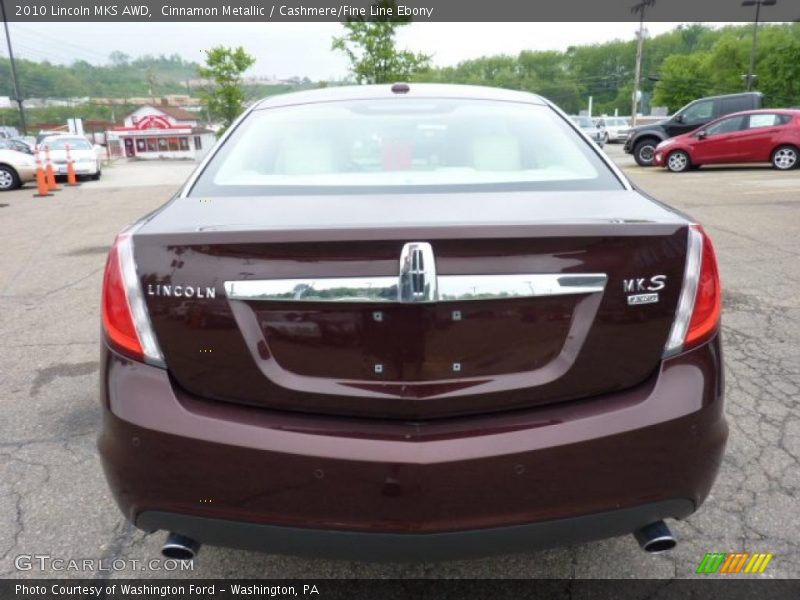 Cinnamon Metallic / Cashmere/Fine Line Ebony 2010 Lincoln MKS AWD