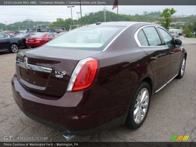 Cinnamon Metallic / Cashmere/Fine Line Ebony 2010 Lincoln MKS AWD