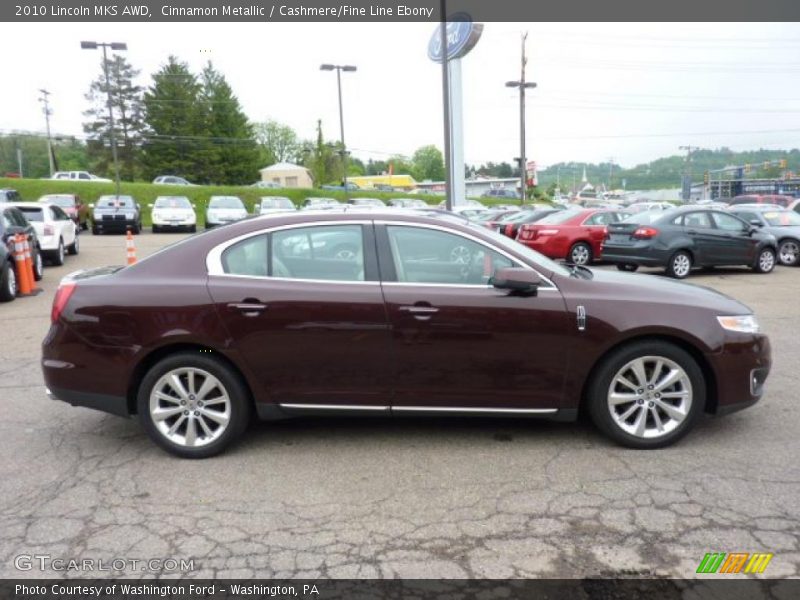 Cinnamon Metallic / Cashmere/Fine Line Ebony 2010 Lincoln MKS AWD