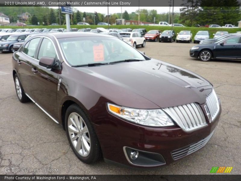 Cinnamon Metallic / Cashmere/Fine Line Ebony 2010 Lincoln MKS AWD