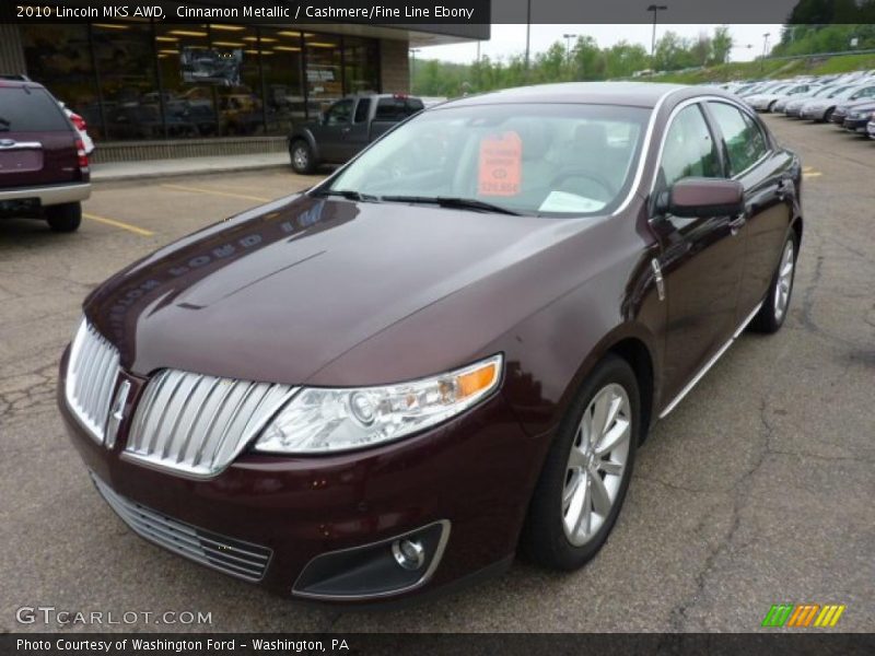 Cinnamon Metallic / Cashmere/Fine Line Ebony 2010 Lincoln MKS AWD