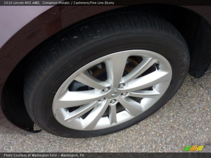 Cinnamon Metallic / Cashmere/Fine Line Ebony 2010 Lincoln MKS AWD