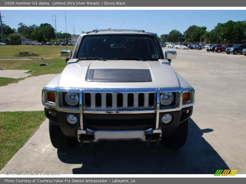 Limited Ultra Silver Metallic / Ebony Black 2008 Hummer H3 Alpha