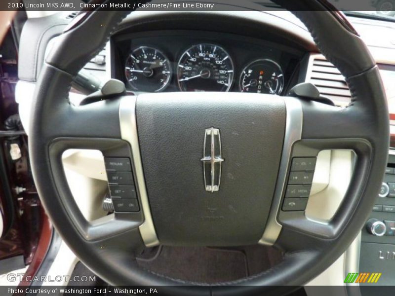 Cinnamon Metallic / Cashmere/Fine Line Ebony 2010 Lincoln MKS AWD