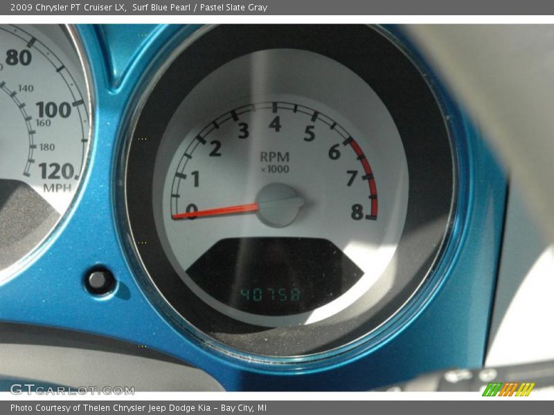 Surf Blue Pearl / Pastel Slate Gray 2009 Chrysler PT Cruiser LX