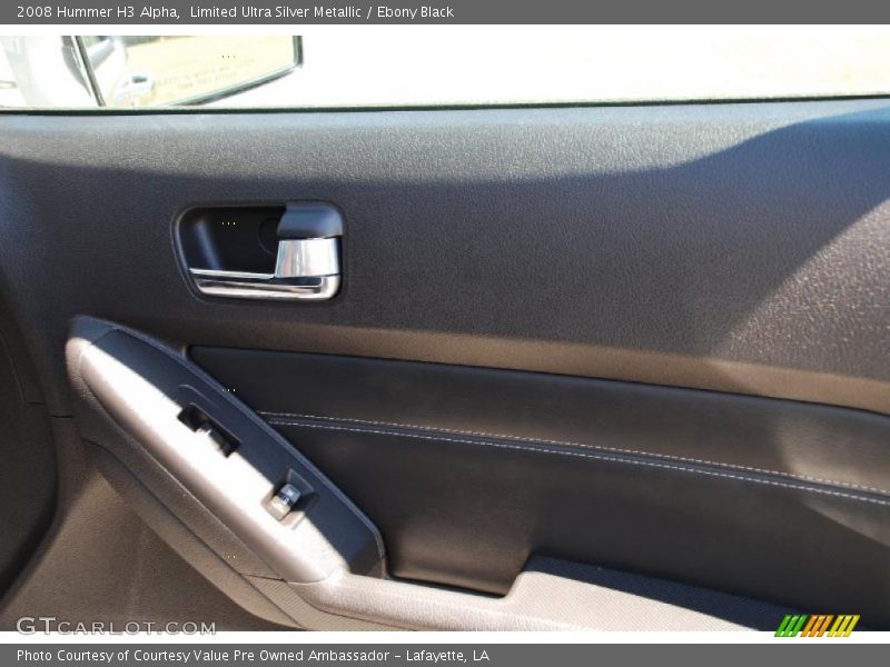 Limited Ultra Silver Metallic / Ebony Black 2008 Hummer H3 Alpha