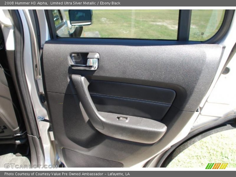 Limited Ultra Silver Metallic / Ebony Black 2008 Hummer H3 Alpha