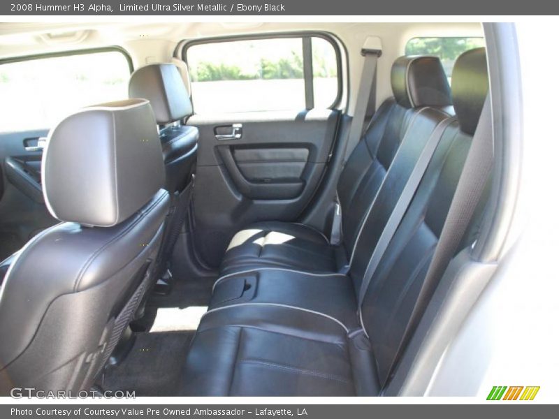 Limited Ultra Silver Metallic / Ebony Black 2008 Hummer H3 Alpha