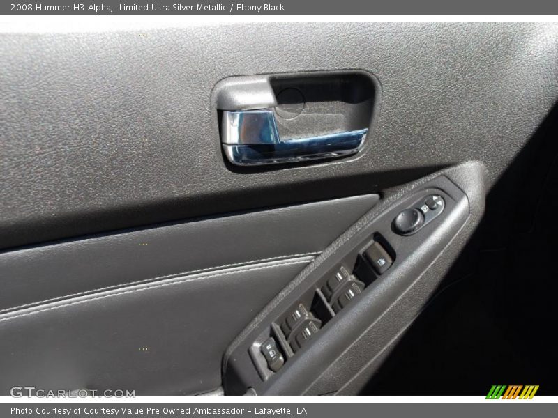 Limited Ultra Silver Metallic / Ebony Black 2008 Hummer H3 Alpha