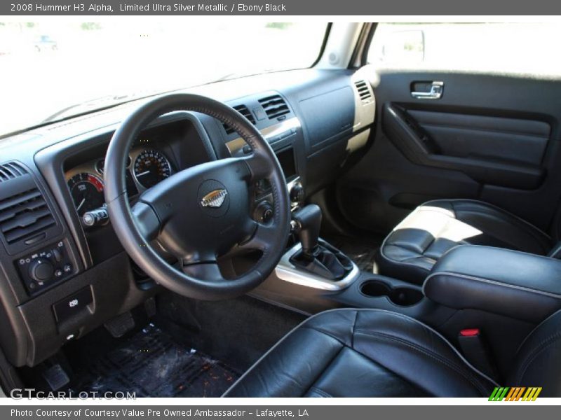 Limited Ultra Silver Metallic / Ebony Black 2008 Hummer H3 Alpha