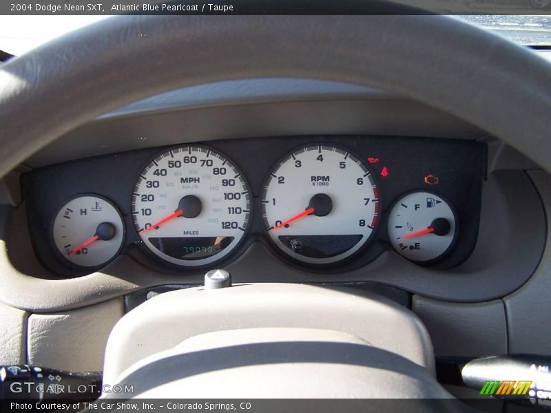 Atlantic Blue Pearlcoat / Taupe 2004 Dodge Neon SXT