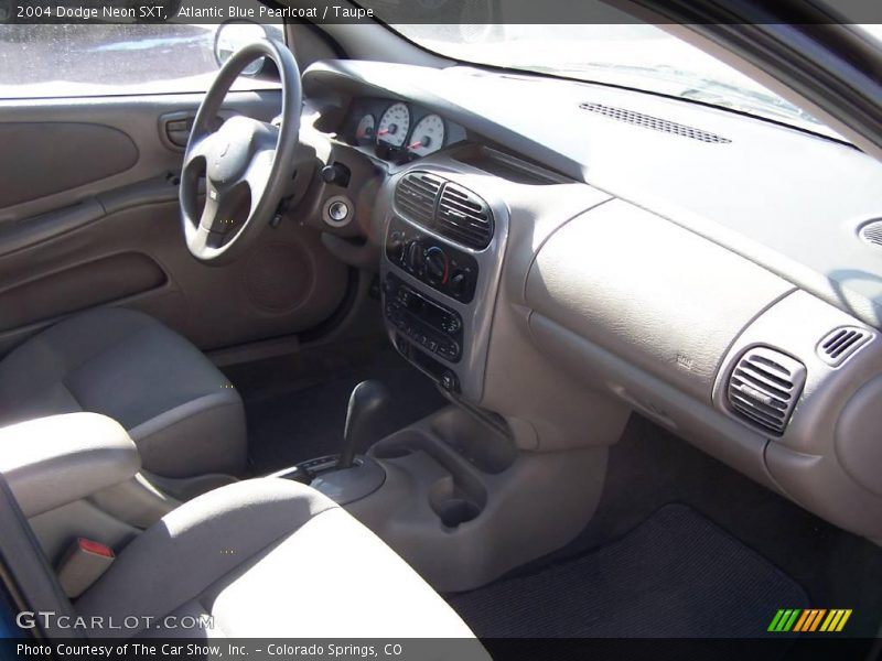 Atlantic Blue Pearlcoat / Taupe 2004 Dodge Neon SXT