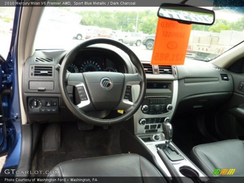  2010 Milan V6 Premier AWD Dark Charcoal Interior