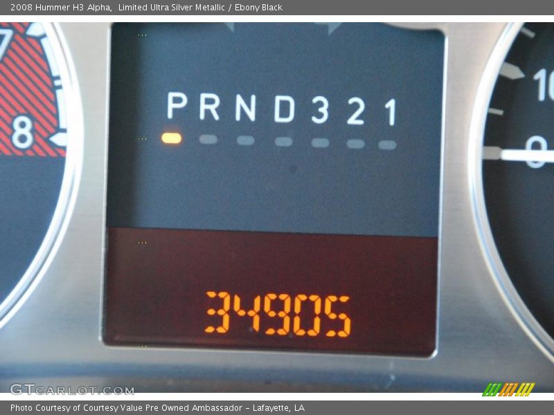 Limited Ultra Silver Metallic / Ebony Black 2008 Hummer H3 Alpha