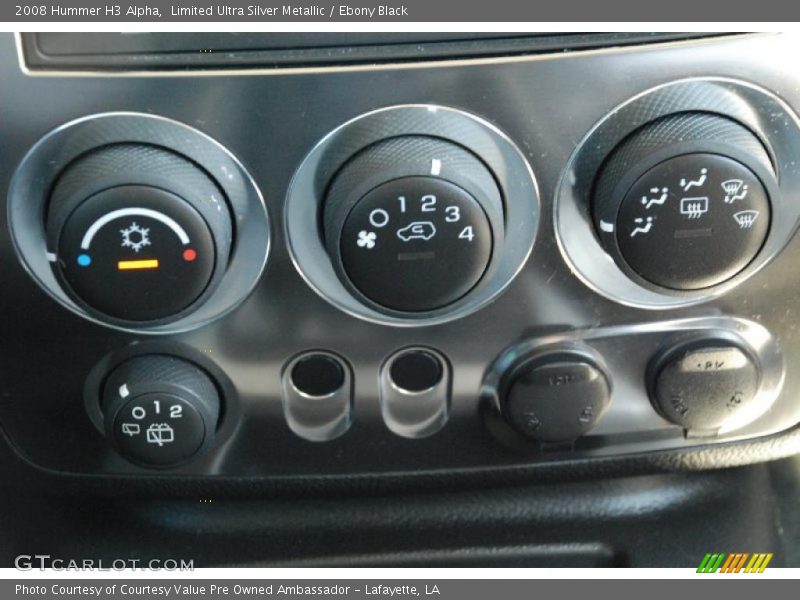 Limited Ultra Silver Metallic / Ebony Black 2008 Hummer H3 Alpha