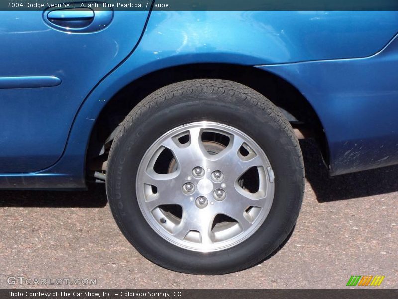 Atlantic Blue Pearlcoat / Taupe 2004 Dodge Neon SXT