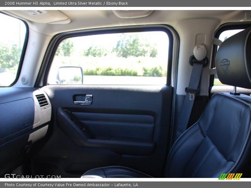 Limited Ultra Silver Metallic / Ebony Black 2008 Hummer H3 Alpha