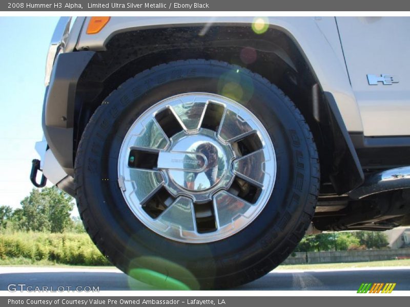 Limited Ultra Silver Metallic / Ebony Black 2008 Hummer H3 Alpha