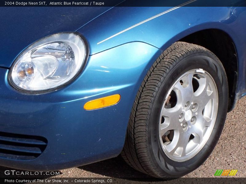 Atlantic Blue Pearlcoat / Taupe 2004 Dodge Neon SXT