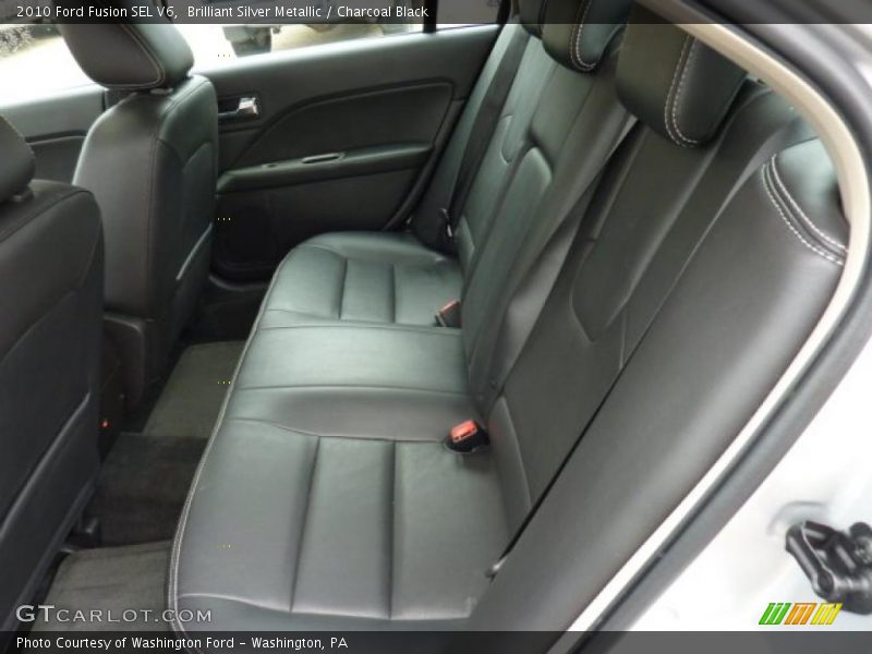 Brilliant Silver Metallic / Charcoal Black 2010 Ford Fusion SEL V6